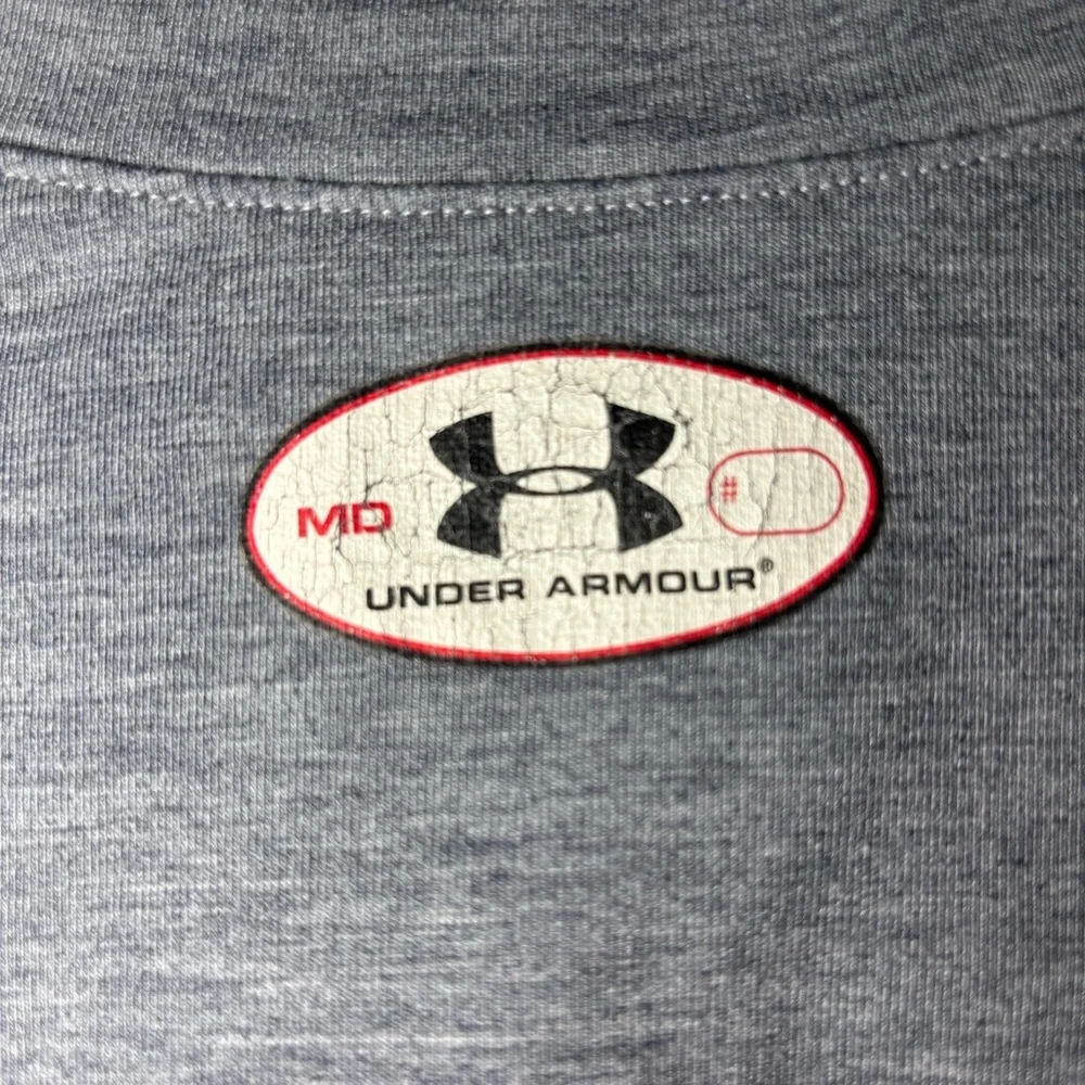 Under Armour Gray Long-Sleeve Florida State Performance Tee with Maroon Logo